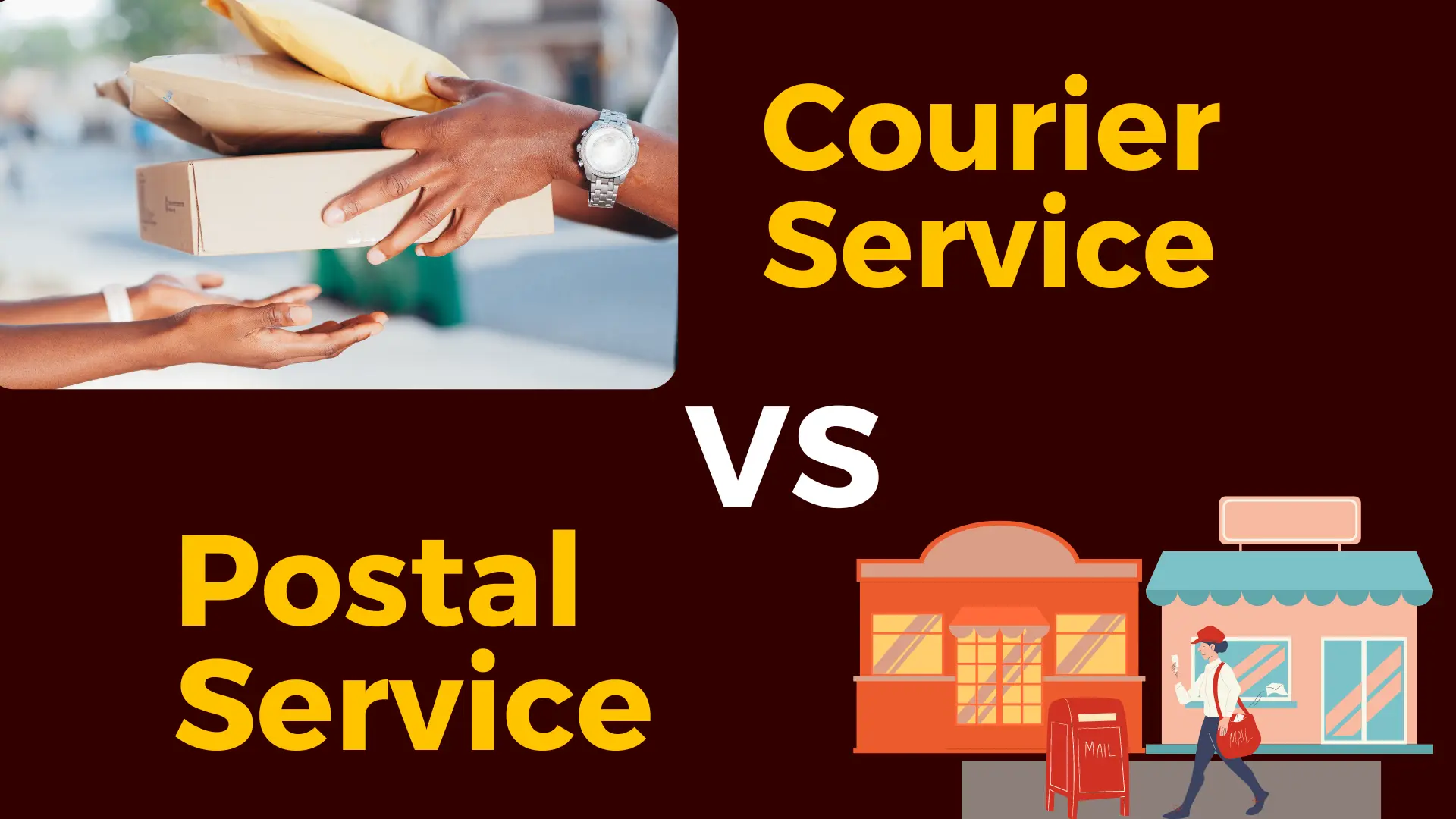 Courier service VS Postal Service
