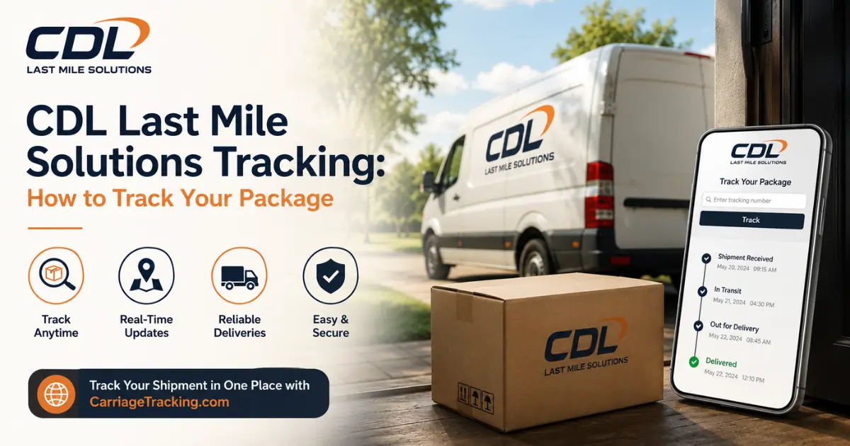 CDL Last Mile Solutions tracking
